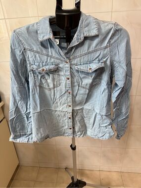 Zara Light Blue Denim Shirt
